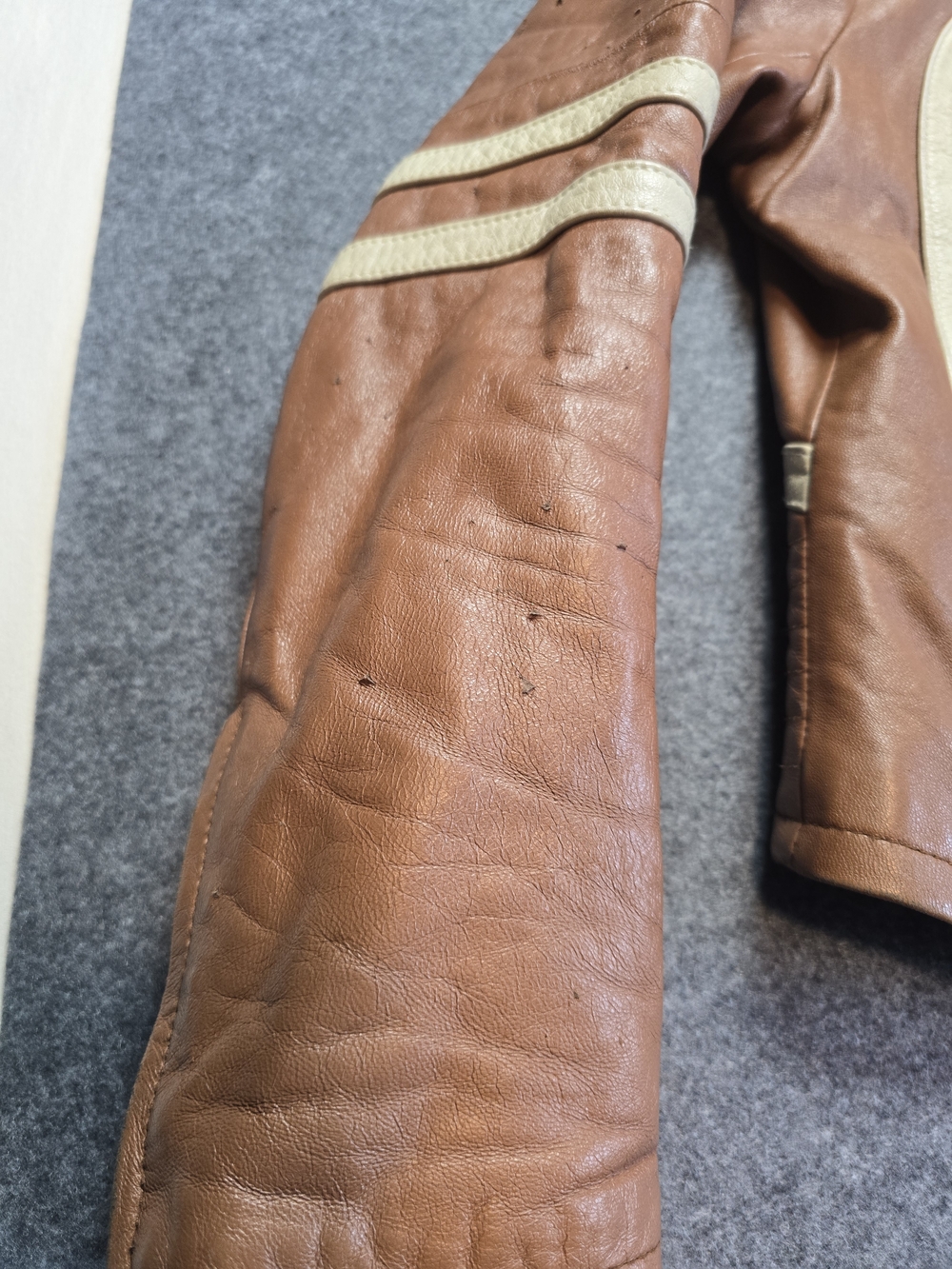 Vintage Leather Moto Jacket Small - Picture 12 of 13